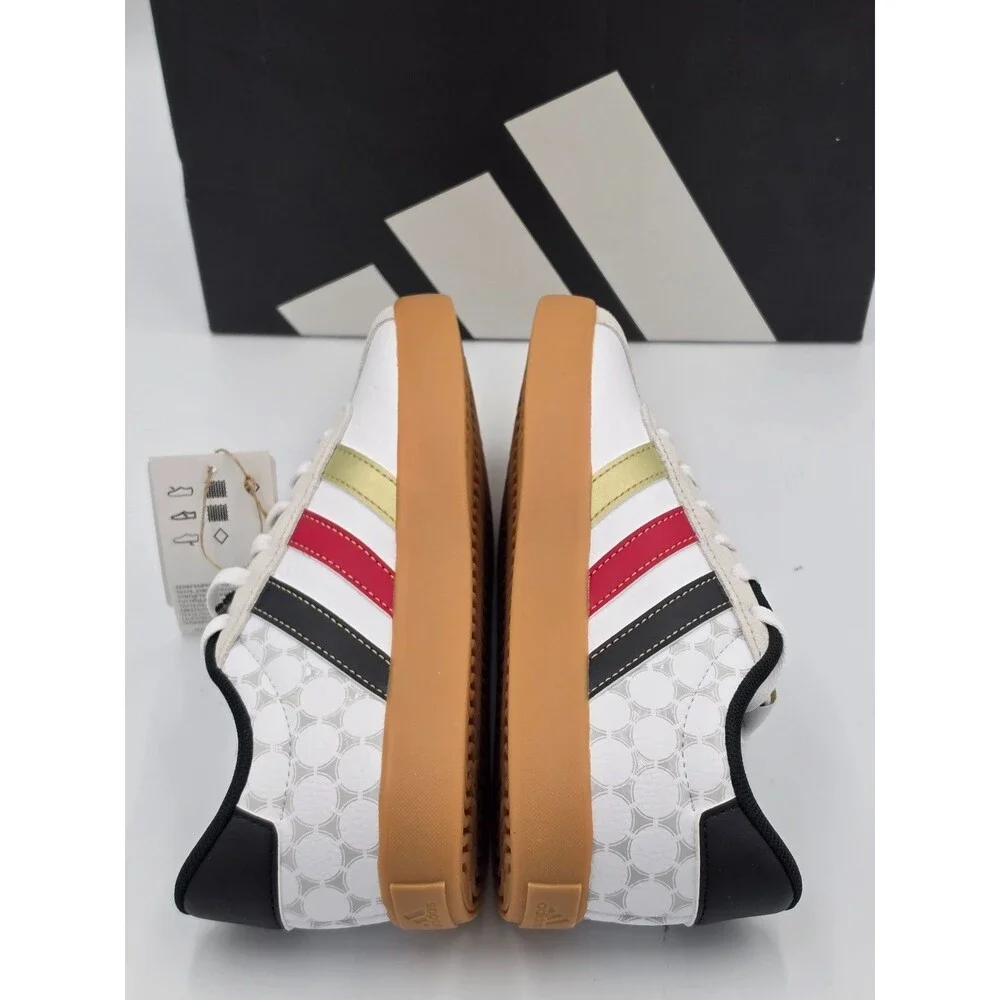 Adidas VL Court 3.0 K Youth 1.5 White Multi Color Gum Sneakers KI3121 NIB